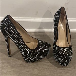 Size 6 Rhinestone High Heels